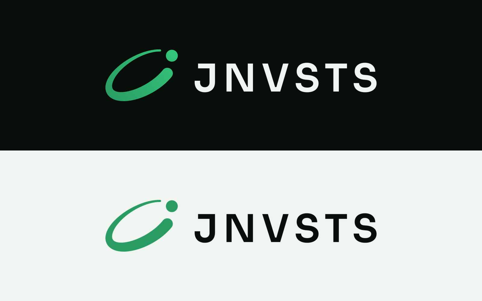 The logo on dark and light backgrounds