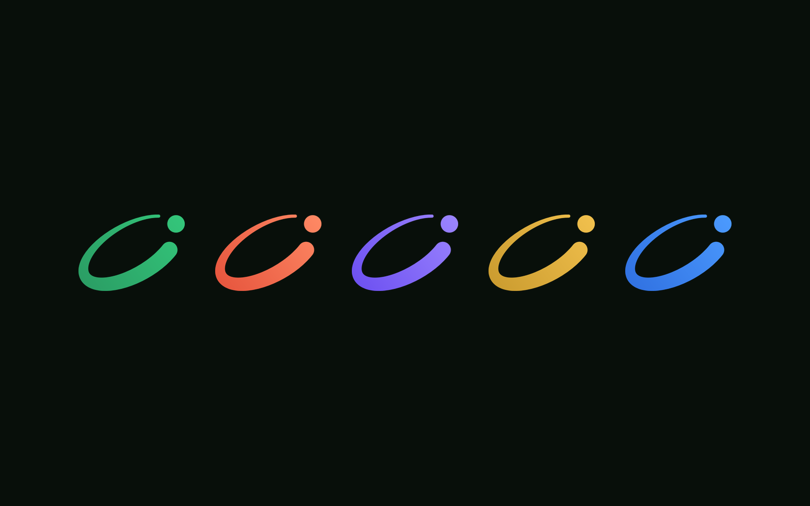 The Orbit in emerald and four business colors
